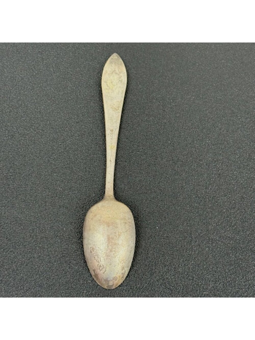 Vintage Sterling Silver Demitasse Spoon 4-1/2" Monogramed - Picture 6 of 7